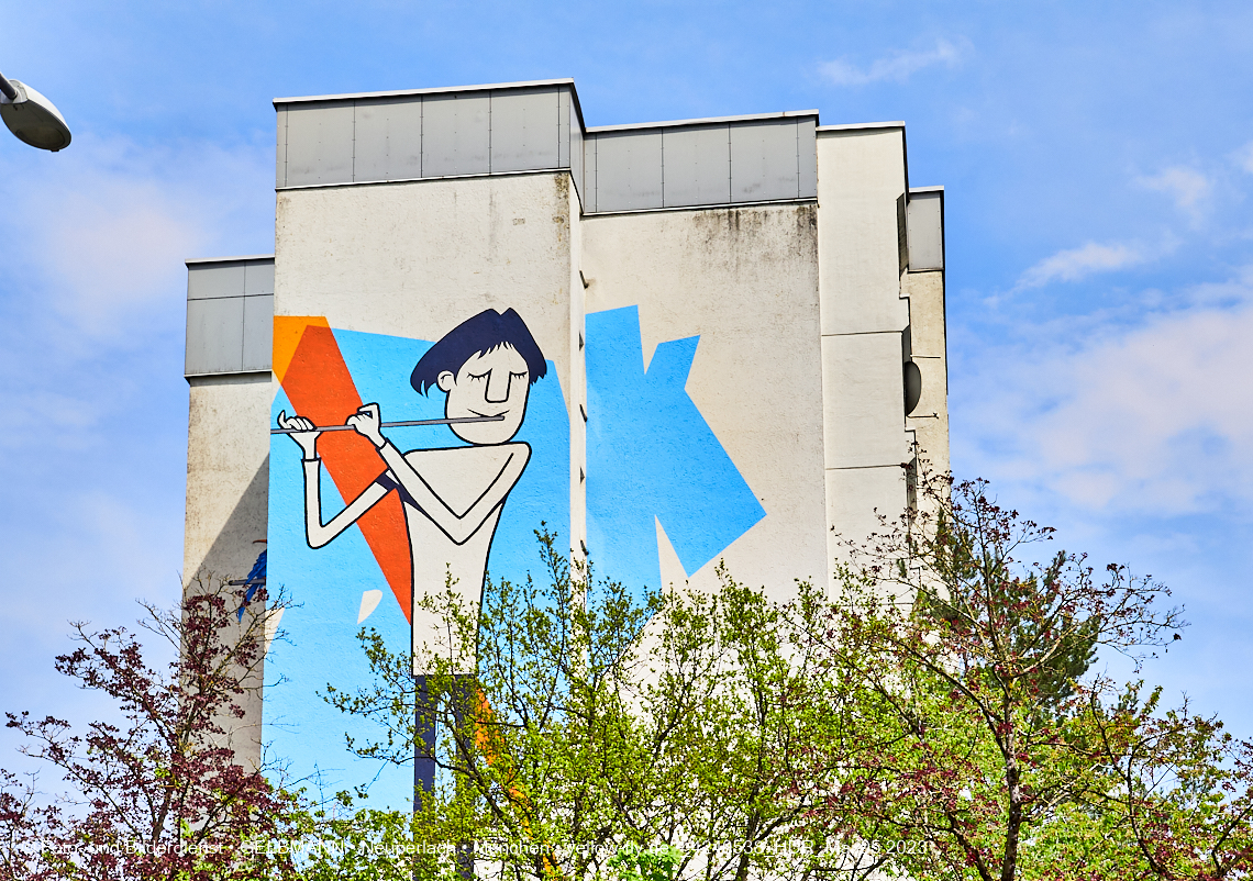 05.05.2023 - Graffiti am Karl-Marx-Ring 75 in Neuperlach